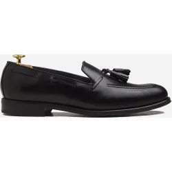 Mocasines de hombre de piel borlas mate