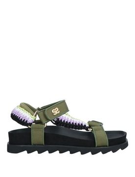 Sandalias Mujer Verde militar 36 Mujer