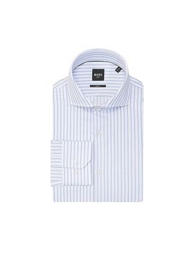 Camisa Slim Fit azul claro 44