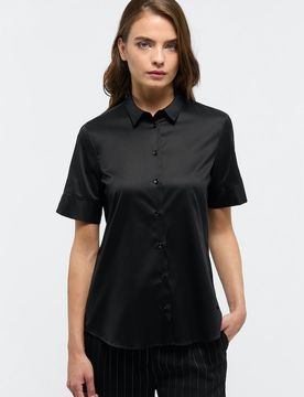Cover Shirt Bluse Twill Kurzarm female