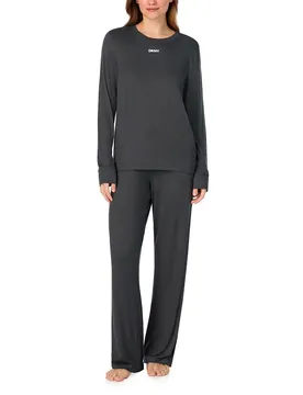 Pyjama à Manches Longues Yi80092 Charcoal L
