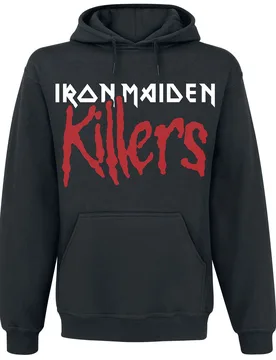 Kapuzenpullover - Big Axe - S - für Männer - Größe S - schwarz - Lizenziertes Merchandise! - Männer - male - Iron Maiden - FashionsVida