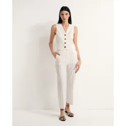 Sfera - Pantalón traje rayas