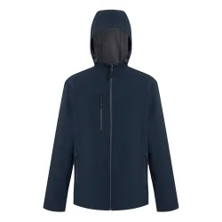 Mens Navigate 2 Layer Soft Shell Jacket (Navy/seal Grey) - Size 4xl
