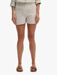 Pure Linen Shorts Beige female