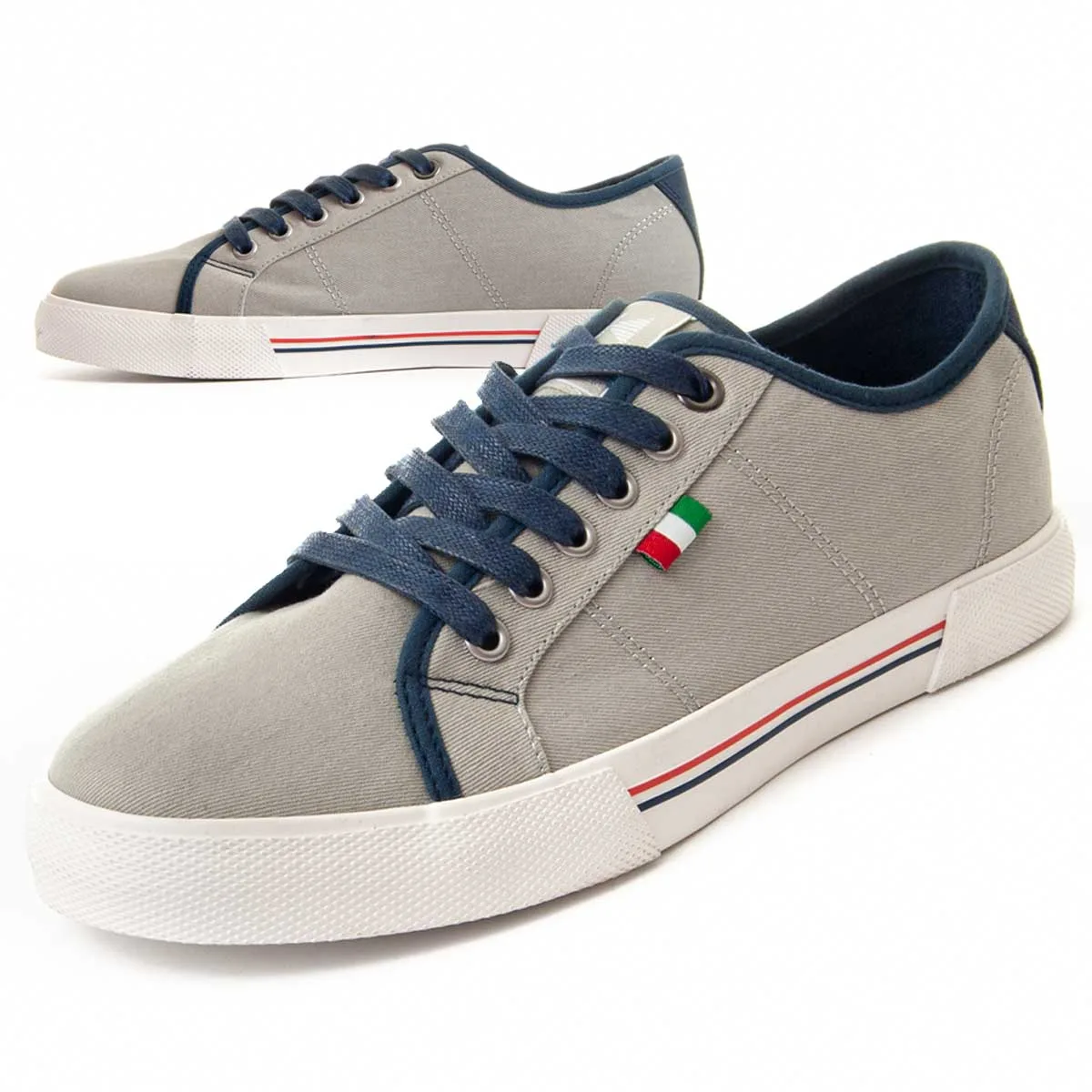 Mens Sneaker Gansport2 In Grey - Size Eu 40 - Montevita - FashionsVida