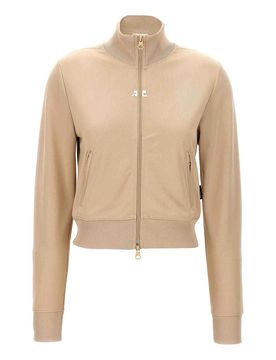 Courreges Felpa da pista interlock
