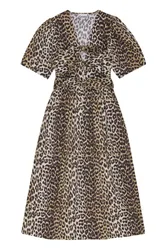 GANNI Abiti Leopardato