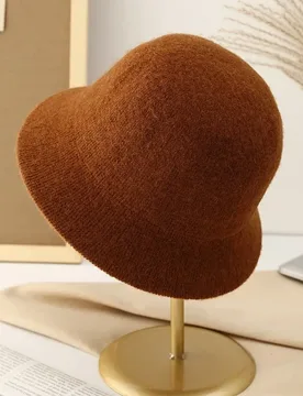 Retro Winter Women Bucket Hats Wool Felt Keep Warm Fisherman Cap Solid Color High Quality Dome Wool Hats Panama Caps - Aliexpress - FashionsVida