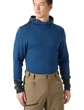Lifa merino midweight camiseta térmica manga larga hombre Azul (XL) - Helly Hansen - FashionsVida
