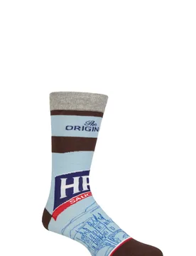Roys Boys 1 Pair HP Brown Sauce Socks Multi UK 8-11 - Multi Coloured - Size: 8-11 - SockShop - FashionsVida