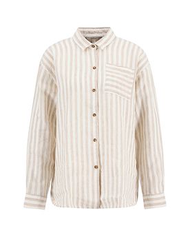 Leinenbluse ANNIE beige 42 damen