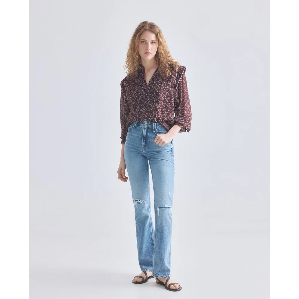 Camisa de manga larga georgette - Boss Orange - FashionsVida