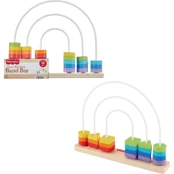 Puzzle de madera Barritas con cuentas Arcoíris