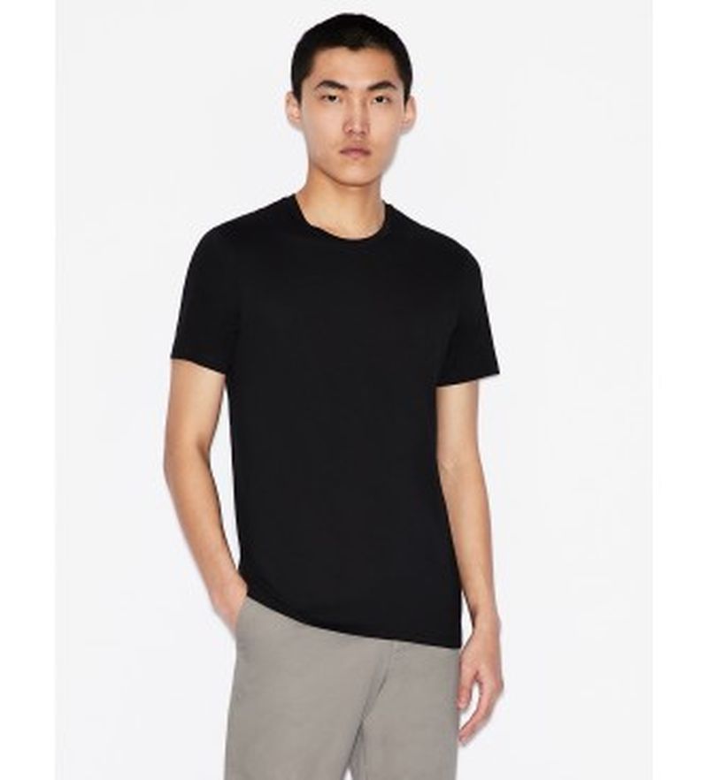 Para hombre. 8NZT74ZJA5Z1200 Camiseta Básica (L), Casual, Algodón, Manga corta