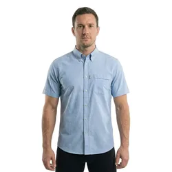 Oxford Short Sleeve Shirt Blue 2XL Men