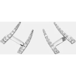 Gold & Roses - Pendientes de oro y diamantes