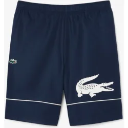 Pantalones cortos de hombre de tenis de tafetán diamantado estampado