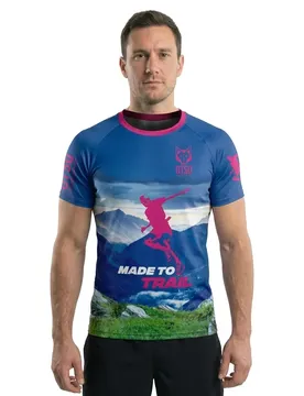 Maglietta A Maniche Corte Made To Trail Blue M