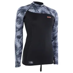 T-shirt Thermique à Manches Longues Neo Top 2/2 Mm Black / Flowers L