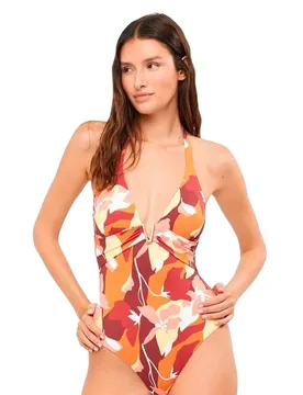 Maillot De Bain Halter Neckline - GISELA - FashionsVida
