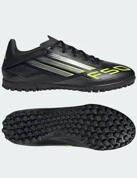 Scarpe da calcio F50 Club erba sintetica 43 1/3 Core Black / Iron Metallic / Lucid Lemon - Adidas - FashionsVida