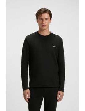Para hombre. 50535870 Camiseta Waffle (S), Homewear, Algodón, Manga larga