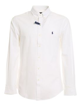 Camicia in popeline stretch