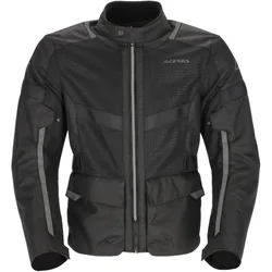 Giacca Moto Estivo Traforato New RAMSEY LONG CE Nero taglia S