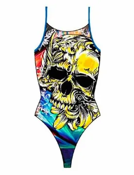 Maillot De Bain Hibiscus Pro Racer Thin Strap