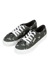 Roxby III Ladies Canvas Platform Trainers - - Size: 8