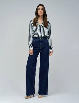 Vaqueros faith push in wide de mujer - Salsa Jeans - FashionsVida