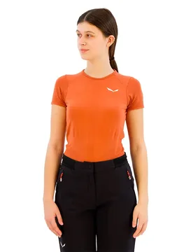 T-shirt à Manches Courtes Zebru Med Warm Amr Etruscan Red XS - Salewa - FashionsVida