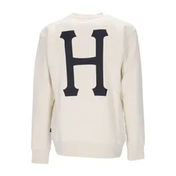 Felpa Girocollo Uomo Essentials Classic H Crew Natural