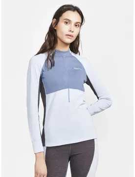 Core Wool Mix Set Damen Unterwäsche-Set, hellblau L