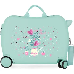 Maleta infantil Flower Pot con 2 ruedas multidireccionales y capacidad de 34L