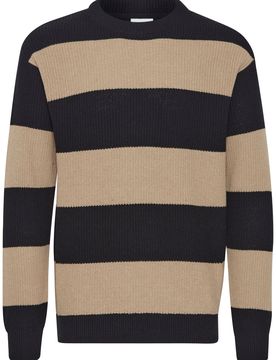 Solid Jersey beige / negro
