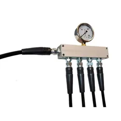Blocco Collettore Con Manometro Bauer Inlet G 1/´´ Outlets
