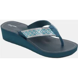 Isotoner - Chancla tacon 4 cm