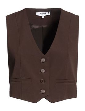 Chaleco sartorial Mujer Marrón chocolate XS Mujer