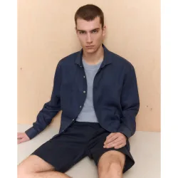 Camisa de hombre manga larga lino