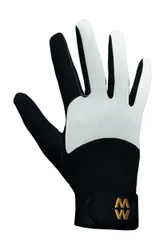 Pair Black / White Long Mesh Sports Gloves Unisex 8 Unisex - - Black - Size: 8 Unisex