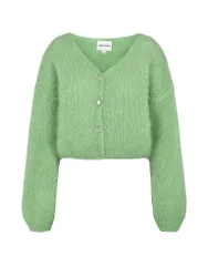 Cardigan Cropped Fit CORNELIA grün M damen