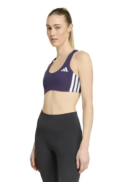 Soutien-gorge De Sport à Impact Moyen Adizero Run Aurora Plum / White XS - Adidas - FashionsVida
