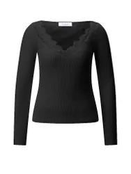 Richroyal Langarmshirt noir XL