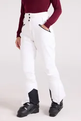 Women's 'Avalanche' Slim Fit High-Waisted Snowproof Thermal Lined Ski Pants in White Size: 20 - White - Size: 20