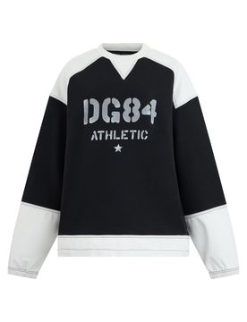 Men's Cotton Graphic Print V-Neck Sweatshirt