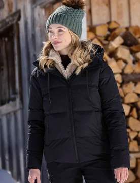 Cosy Extreme Womens Short Down Jacket - Black - Black - Size: 8 - Mountain Warehouse - FashionsVida
