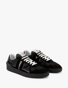 Baskets bi-matière à lacets - Lanvin - FashionsVida