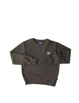 Felpa girocollo MARRONE 176